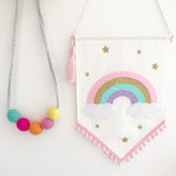 Felt Ball Necklace - Lucy Lolly  Winston + Grace