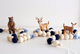 Felt and Wooden Ball Garland - The Alps Accessories Winston + Grace