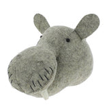Fiona Walker Felt Animal Head - The Hippo (Mini)  Winston + Grace