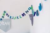 Felt Alphabet Garland - Sea Glass Accessories Winston + Grace