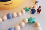 Felt and Wooden Ball Garland - Grom Life Accessories Winston + Grace