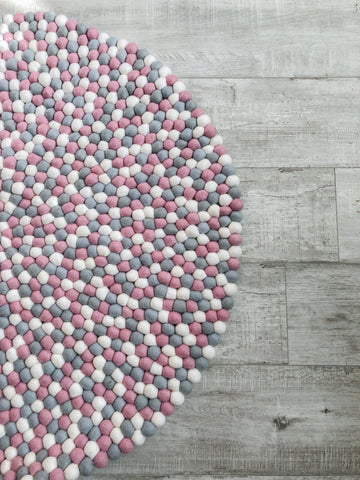 Felt Ball Rug - Hello Marshmallow  Winston + Grace