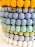 Felt Ball Mini Mat (trivet) - Denim  Winston + Grace