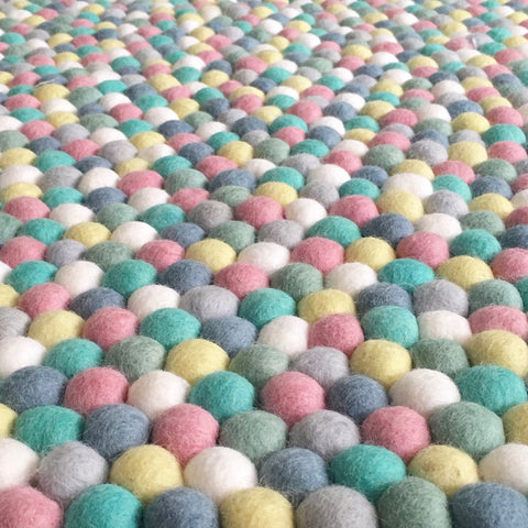 Felt Ball Rug - Sweet Sherbet  Winston + Grace