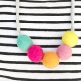 Felt Ball Necklace - Lucy Lolly  Winston + Grace