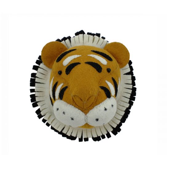 Fiona Walker Felt Animal Head - The Tiger (Mini)  Winston + Grace