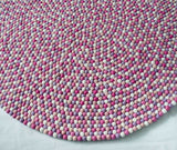Felt Ball Rug - Pink Princess  Winston + Grace