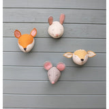 Fiona Walker Felt Animal Head - The Sleepy Mouse (Mini)