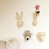 Fiona Walker Felt Animal Head - The Swan with Crown (Mini)  Winston + Grace