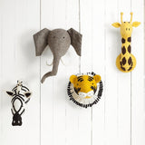 Fiona Walker Felt Animal Head - The Tiger  Winston + Grace