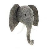 Fiona Walker Felt Animal Head - The Elephant  (Medium - Trunk Up)  Winston + Grace