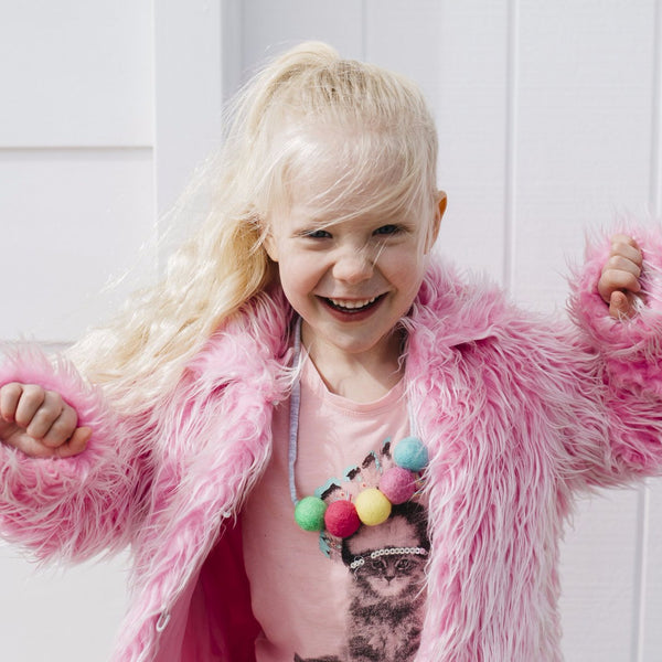 Felt Ball Necklace - The Traffic Stopper  Winston + Grace