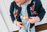 Felt Ball Necklace - The Poppy Pastel  Winston + Grace